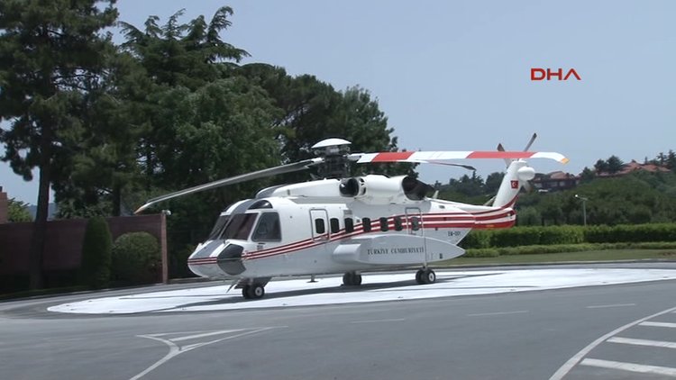 Huber Köşkü'ndeki pist ilk kez kullanıldı