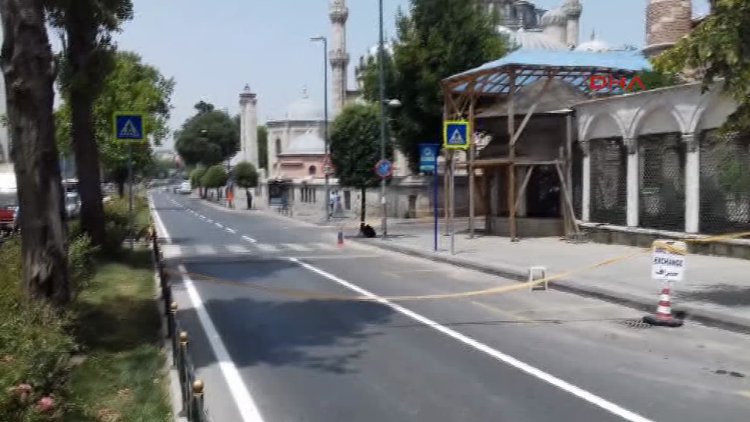 Vezneciler'de şüpheli paket paniği