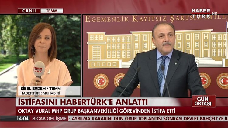 Oktay Vural MHP grup başkanvelliği görevinden istifa etti
