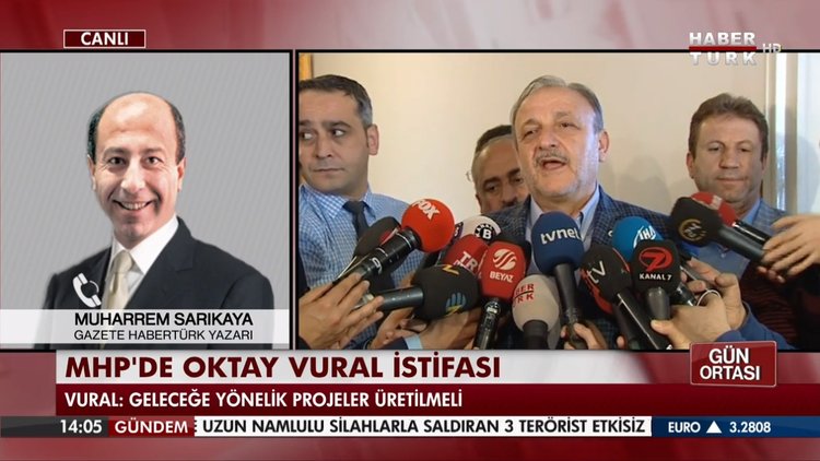 Oktay Vural istifasını Habertürk'e anlattı