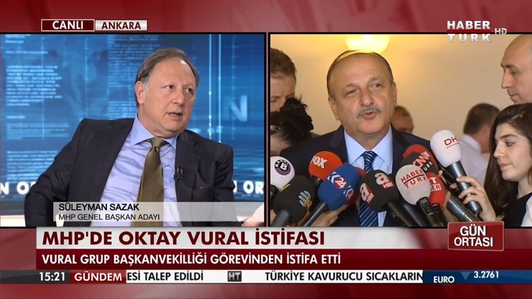 MHP'de Oktay Vural istifası