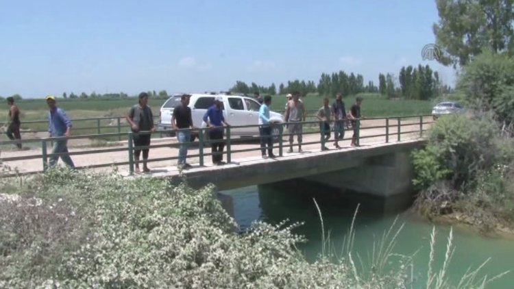 Adana'da sulama kanalına giren Suriyeli genç boğuldu