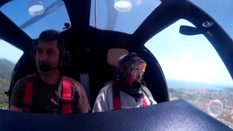 80 Yaşında Cayrokopter ile ilk kez uçtu