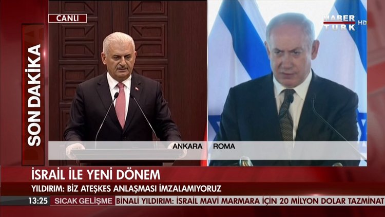 Binali Yıldırım Türkiye ile İsrail arasındaki anlaşmanın detaylarını açıkladı