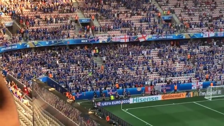 İzlanda taraftarının meşhur tezahüratı