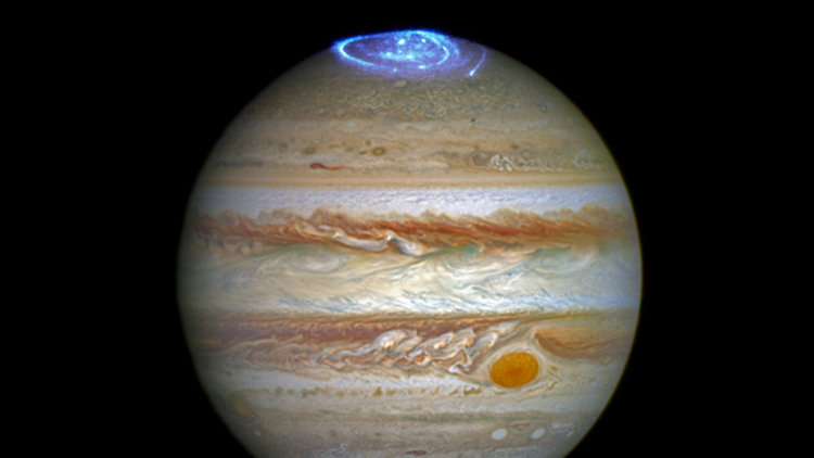 Jüpiter'in 'kuzey ışıkları' büyüledi