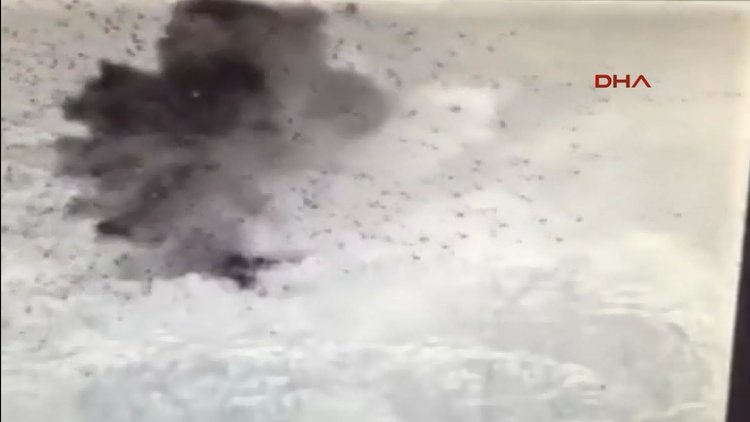 Şemdinli'de 17 PKK'lının ölü ele geçtiği çatışmanın görüntüleri