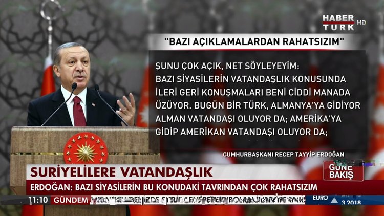 Suriyelilere vatandaşlık