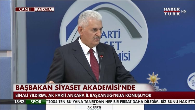 Başbakan Siyaset Akademisi'nde!