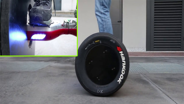Hoverboard'a formula lastiği