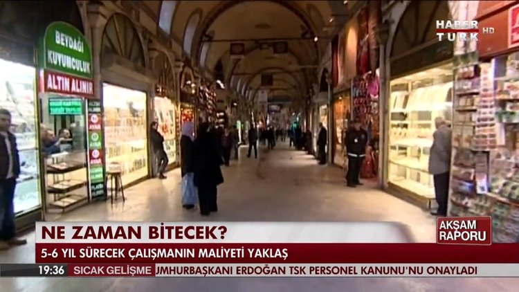 Kapalıçarşı'da restorasyon başlıyor