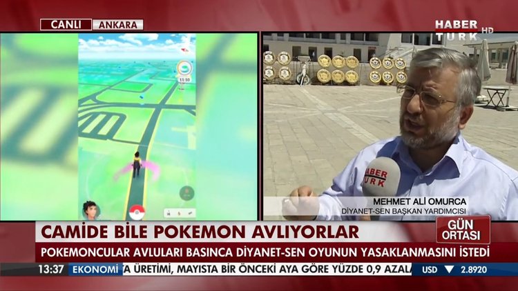 Pokemon aramak için camilere geliyorlar