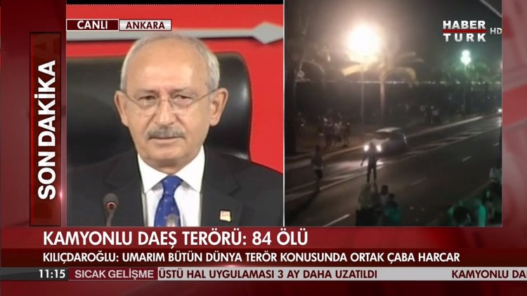 Kılıçdaroğlu Frsansa'daki terörü kınadı
