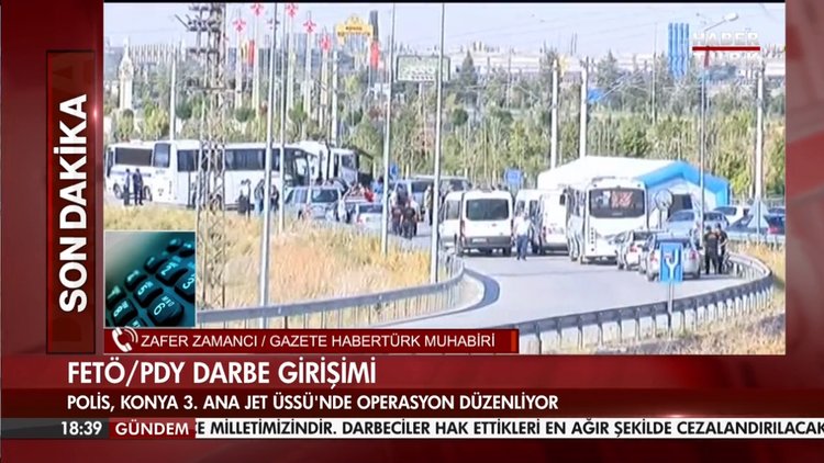 Konya 3. Ana Jet Üssü'nde operasyon