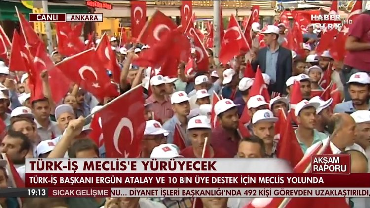 TÜRK-İŞ Meclis'e yürüyecek!