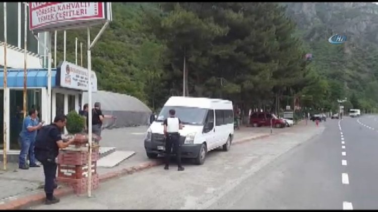 Trabzon Maçka'da polise saldırı