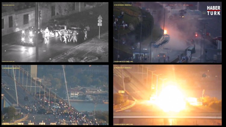Darbe girişimi İBB kameralarına böyle yansıdı
