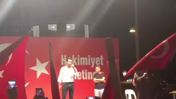 Kenan İmirzalıoğlu Kısıklı'da konuştu!