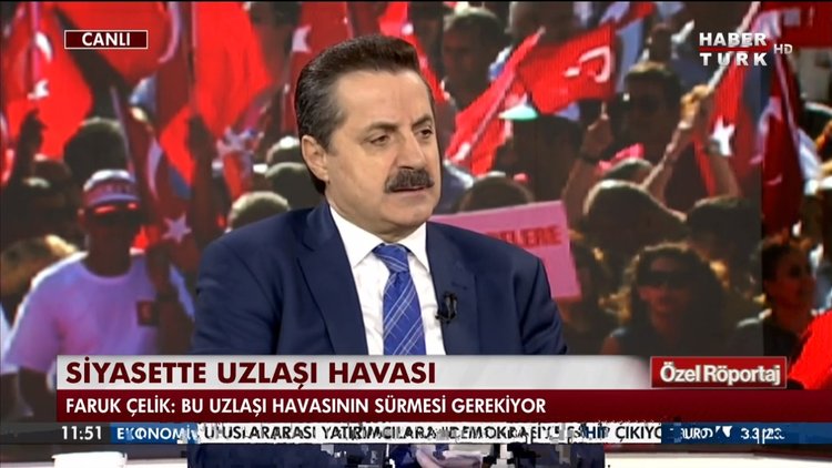 Faruk Çelik Habertürk TV'de