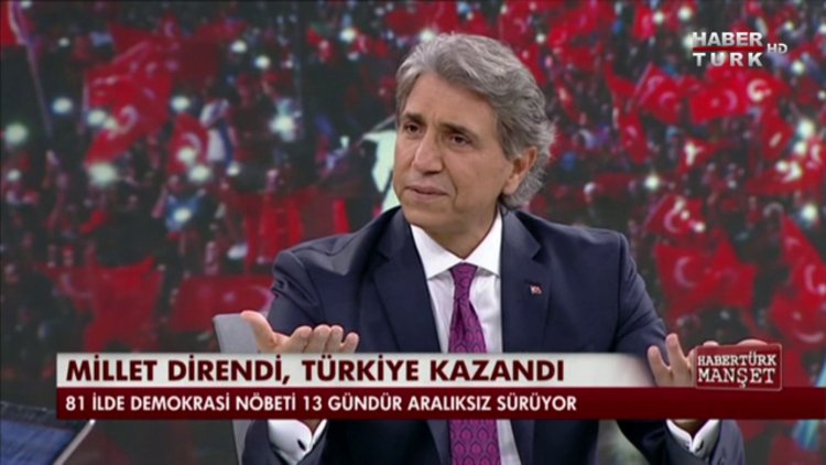 Demokrasi nöbetini anlattı