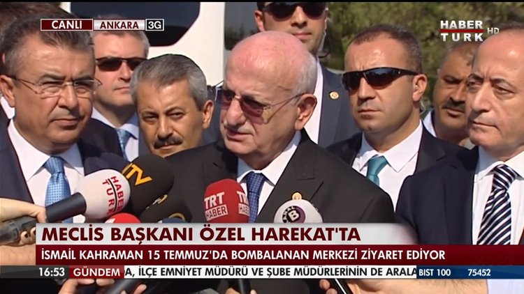 Meclis Başkanı Özel Harekat'ta