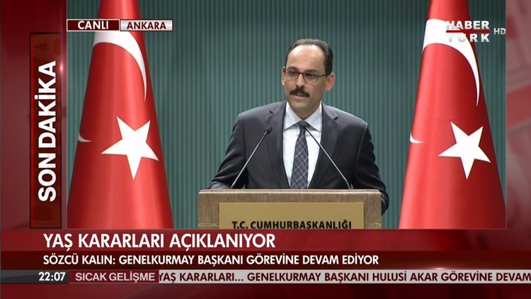 YAŞ Kararları açıklandı!