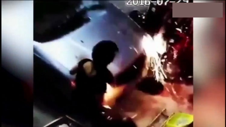 Mucizevi kurtuluş kamerada