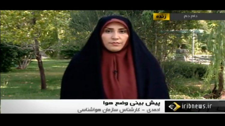 İran'da kadın muhabir canlı yayında bayıldı