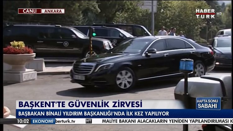 Çankaya Köşkü'nde güvenlik zirvesi