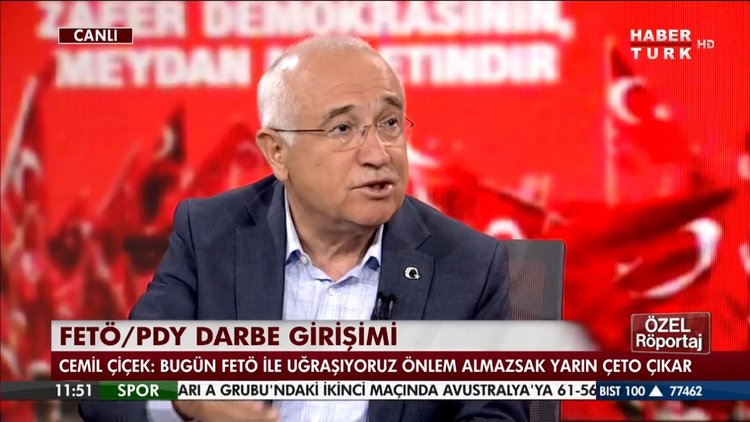 Cemil Çiçek Habertürk TV'de