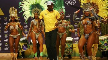 Usain Bolt’tan samba şov