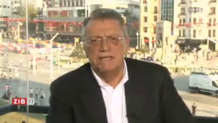 Mesut Yılmaz'ın Avusturya televizyonuna konuştu