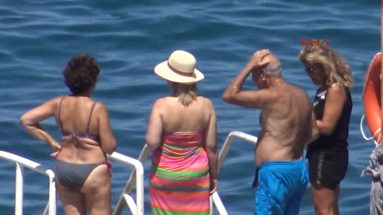 İskoç Lordu ve ailesi Bodrum'da