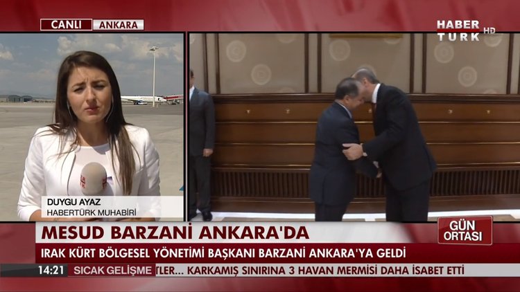 Mesud Barzani Ankara'da