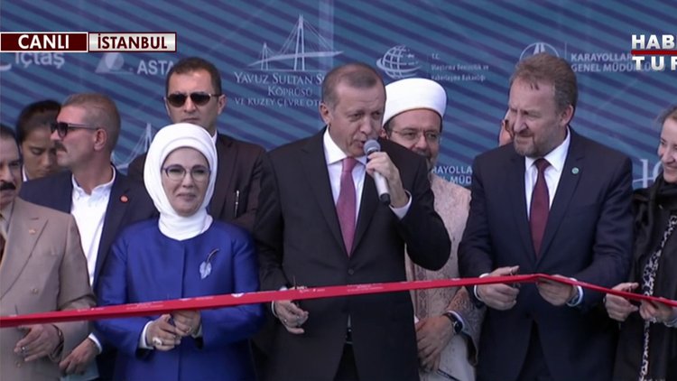 Mehmet Görmez 3.Köprü'de dua etti