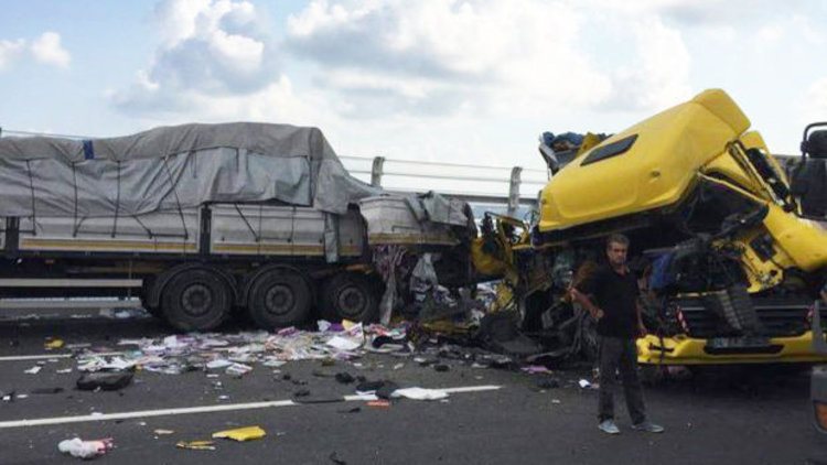 Yavuz Sultan Selim Köprüsü'nde ilk kaza