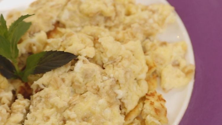 Yulaflı Beyaz Peynirli Diyet Omlet