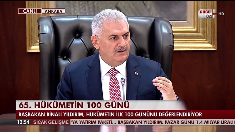 Başbakan, 65. Hükümet'in ilk 100 gününü anlattı