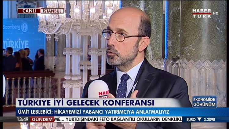 Türkiye İyi Gelecek Konferansı'nda Ümit Leblebici röportajı