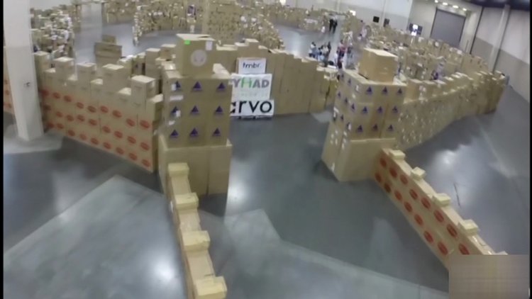 Kutudan şehir yaptılar