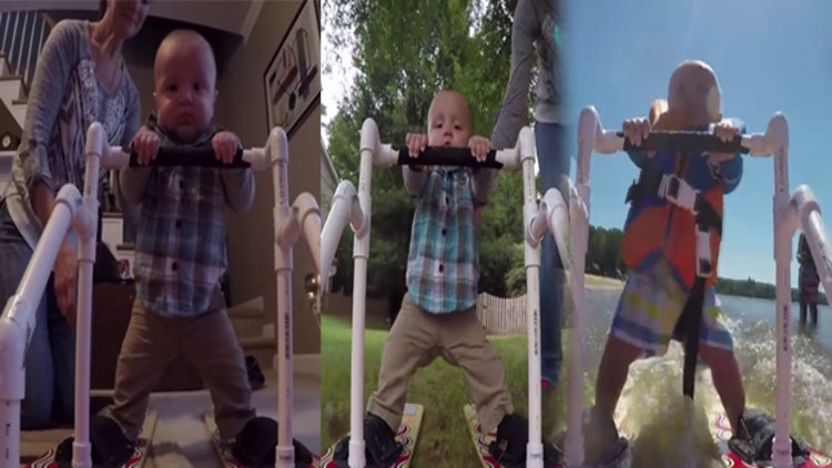 En genç su kayakçısı