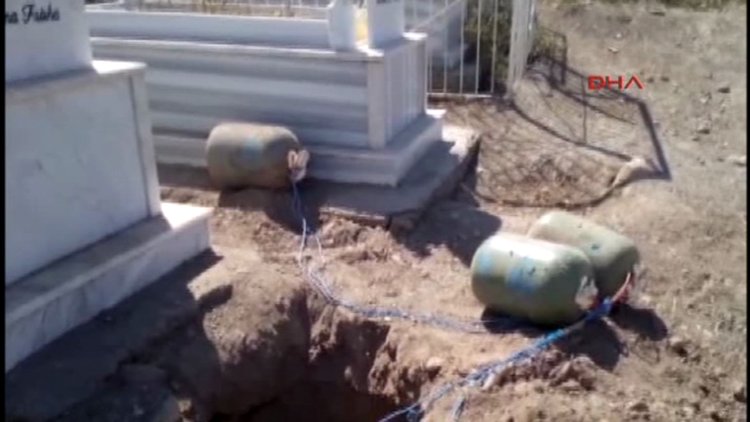 AK Partili Mehdi Eker'in aile mezarlığında 640 kilo patlayıcı bulundu