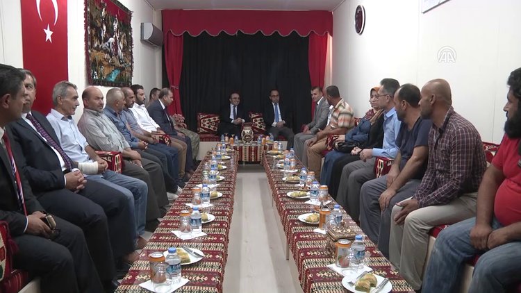 Konteyner kentte bayramlaşma