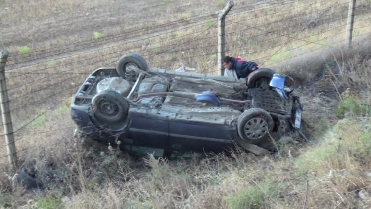 Düğün konvoyunda kaza: 7 yaralı