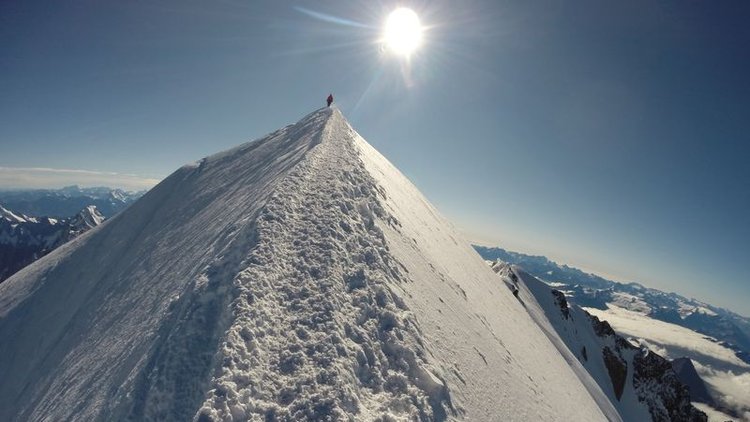 Alpler'in zirvesinde adrenalin ve keyif bir arada