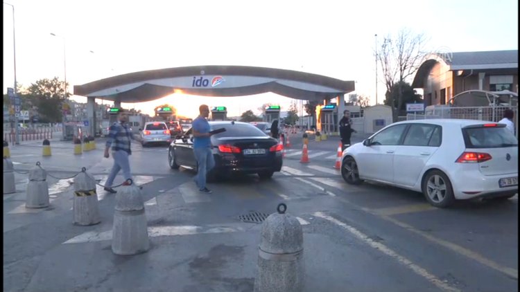 Deniz ulaşımına lodos engeli