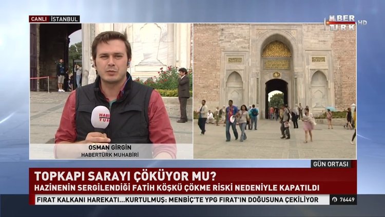 Topkapı Sarayı çöküyor mu?