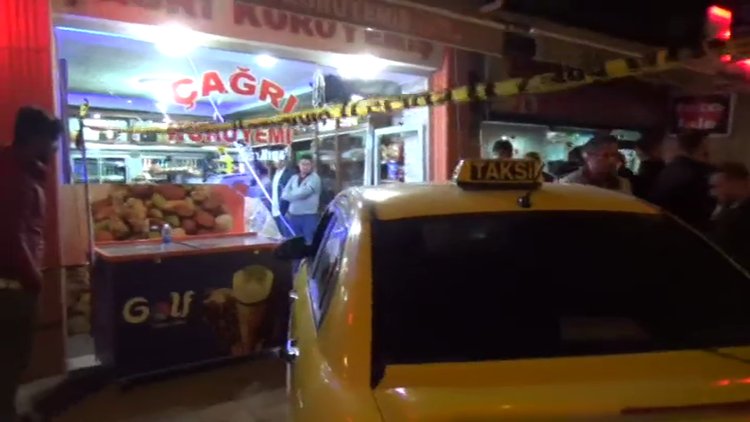 Ticari taksi kaldırıma çıktı, kazada 6 kişi yaralandı