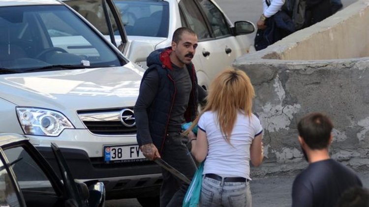 Kayseri'de palalı sürücü dehşet saçtı