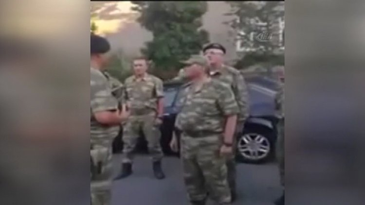 Darbeci albayın ilginç isteği görüntüye yansıdı